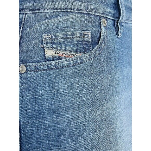 Diesel Womens R- Modung Blue Denim Skirt - Picture 3 of 12